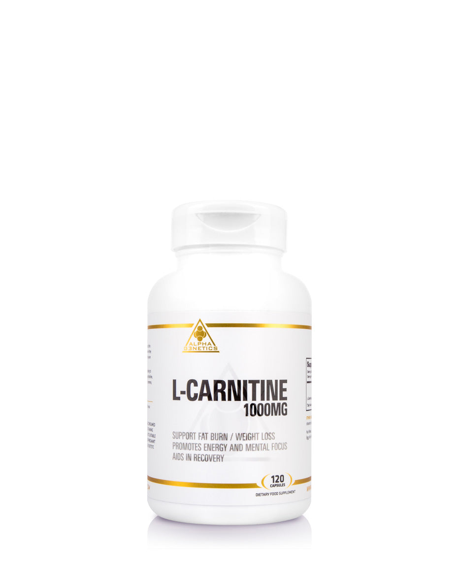 L-Carnitine 1000mg Capsules - Alpha Genetics L-Carnitine 1000mg Capsules - Alpha Genetics